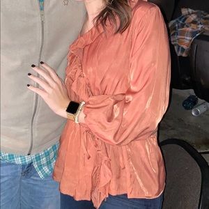 Rust blouse